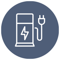 electric vehicle charging icon